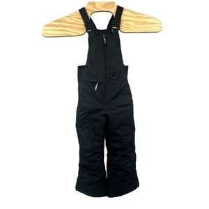 AQ Black Snow Suit Overalls Unisex Kids Size XS 5/6 BIB OVERALLS